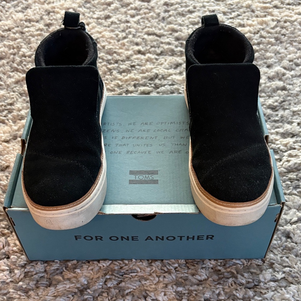 TOMS Black High-Top Sneakers